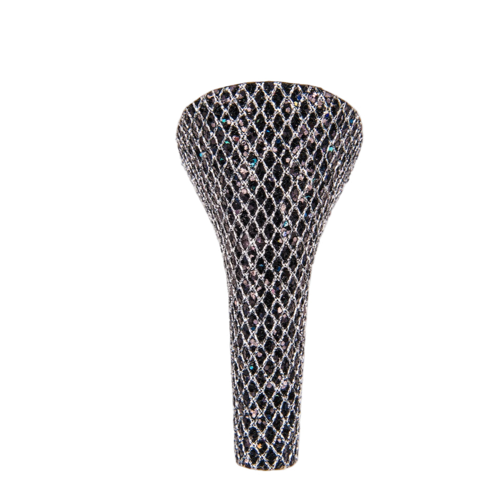 Black/Crystal Trellis