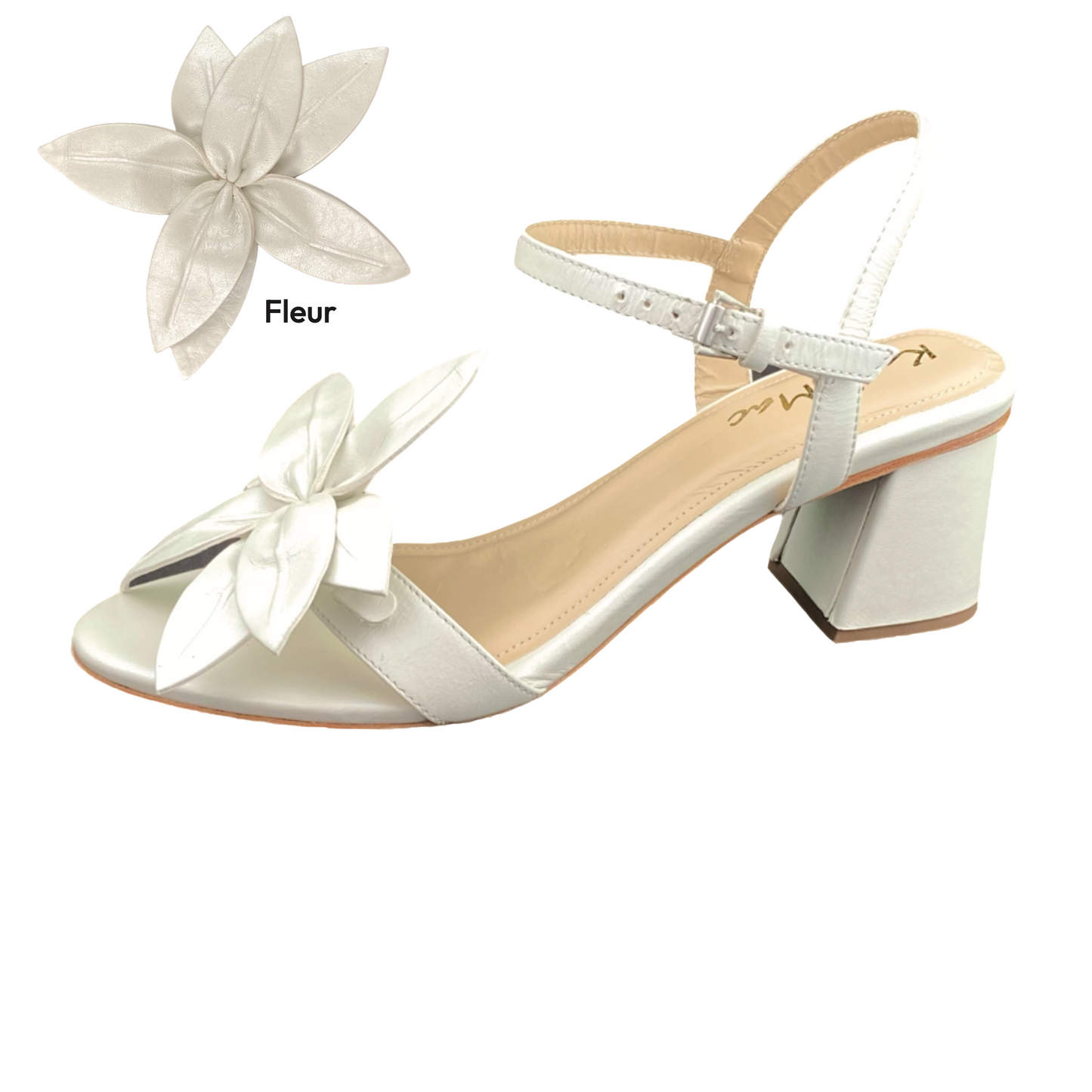 Pearl Fleur Clip Only- Use Pearl Base Heel