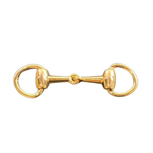 Gold Horse-bit Snap Clip