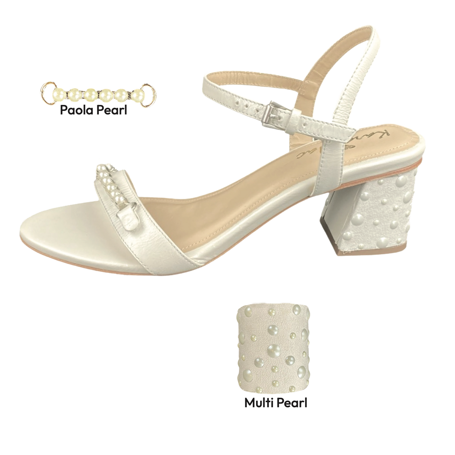 Pearl w Pearl Clip & Heel Bundle