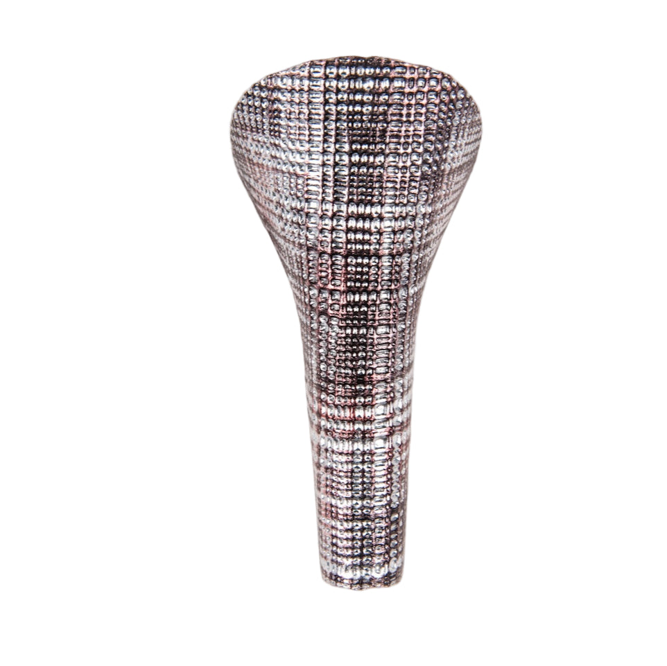 Silver Mesh Spike Heel