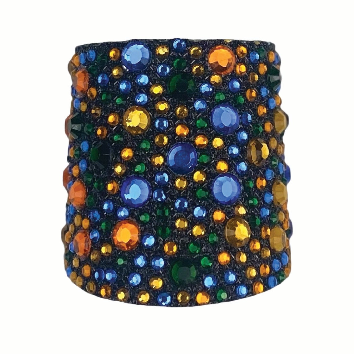 Multicolor Rhinestones on Black