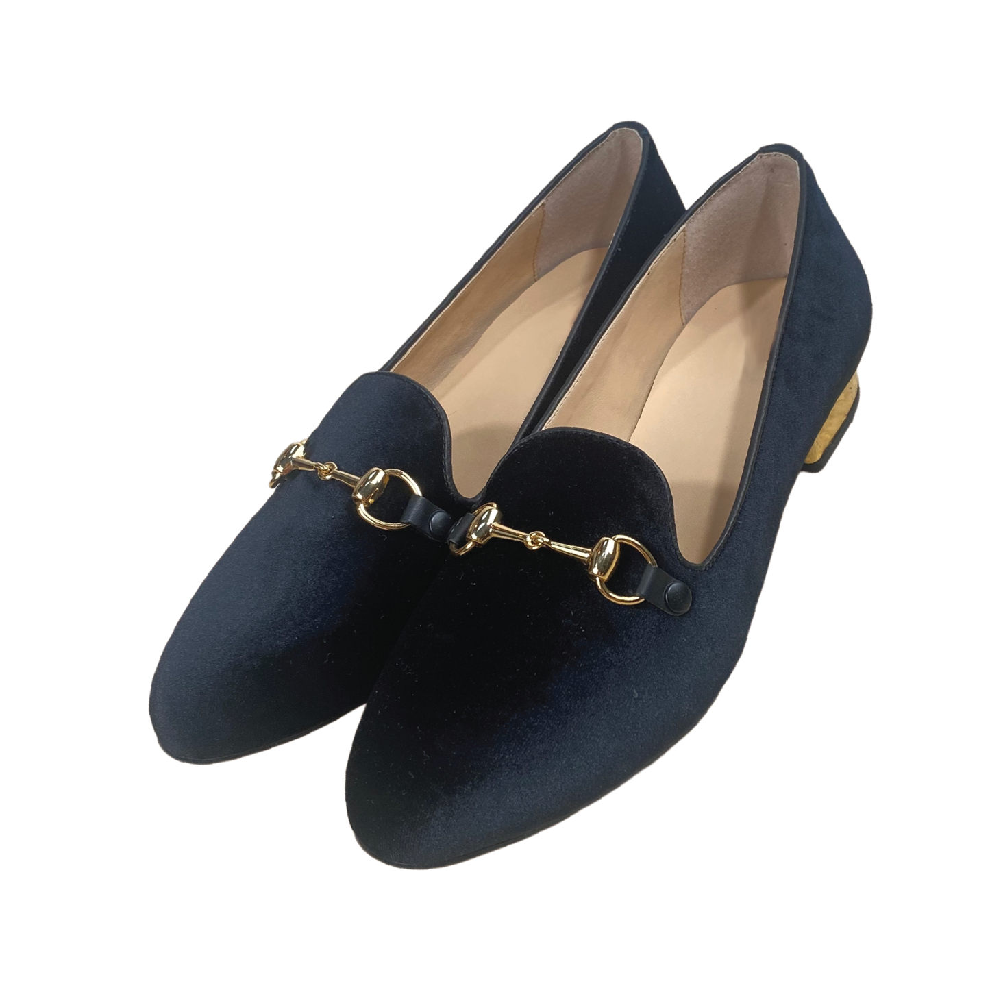 Gold Horsebit & Heel