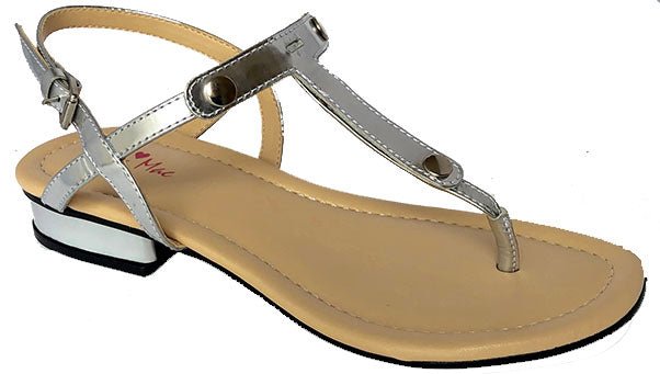 Stunning Sandal Starter Set in Silver or Black Patent Leather - Kara Mac Shoes