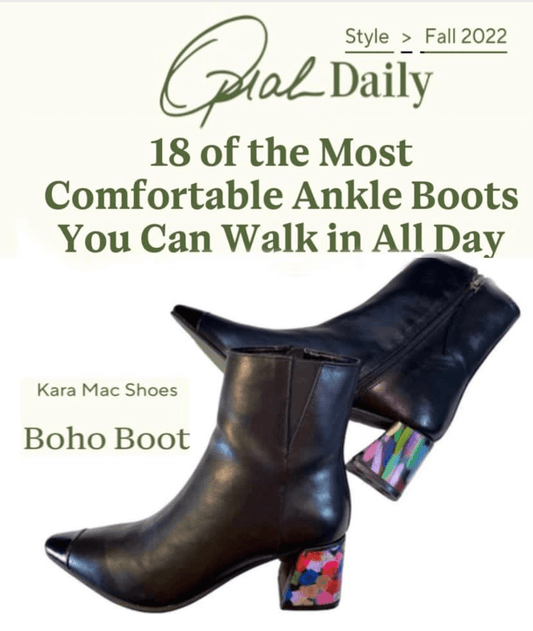 Mag covers w/article - Kara Mac Shoes