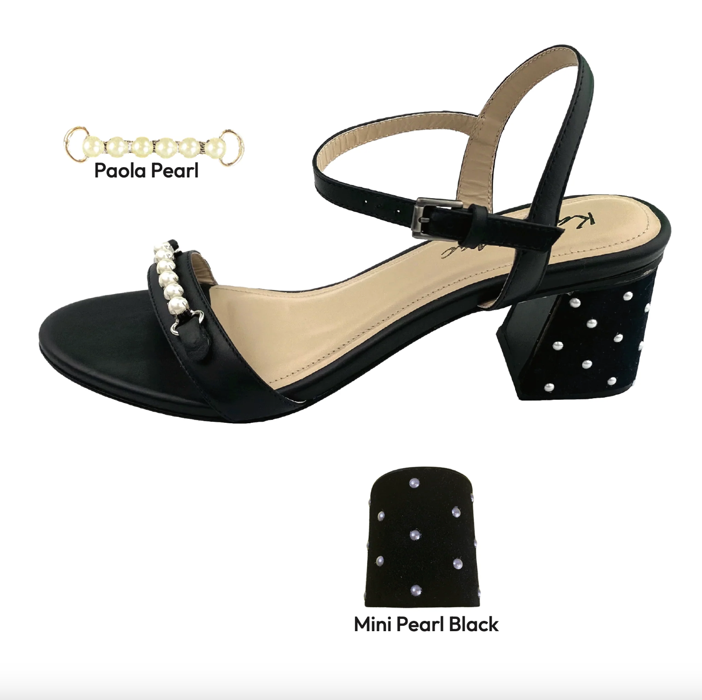Paola Pearl Clip & Heel Bundle