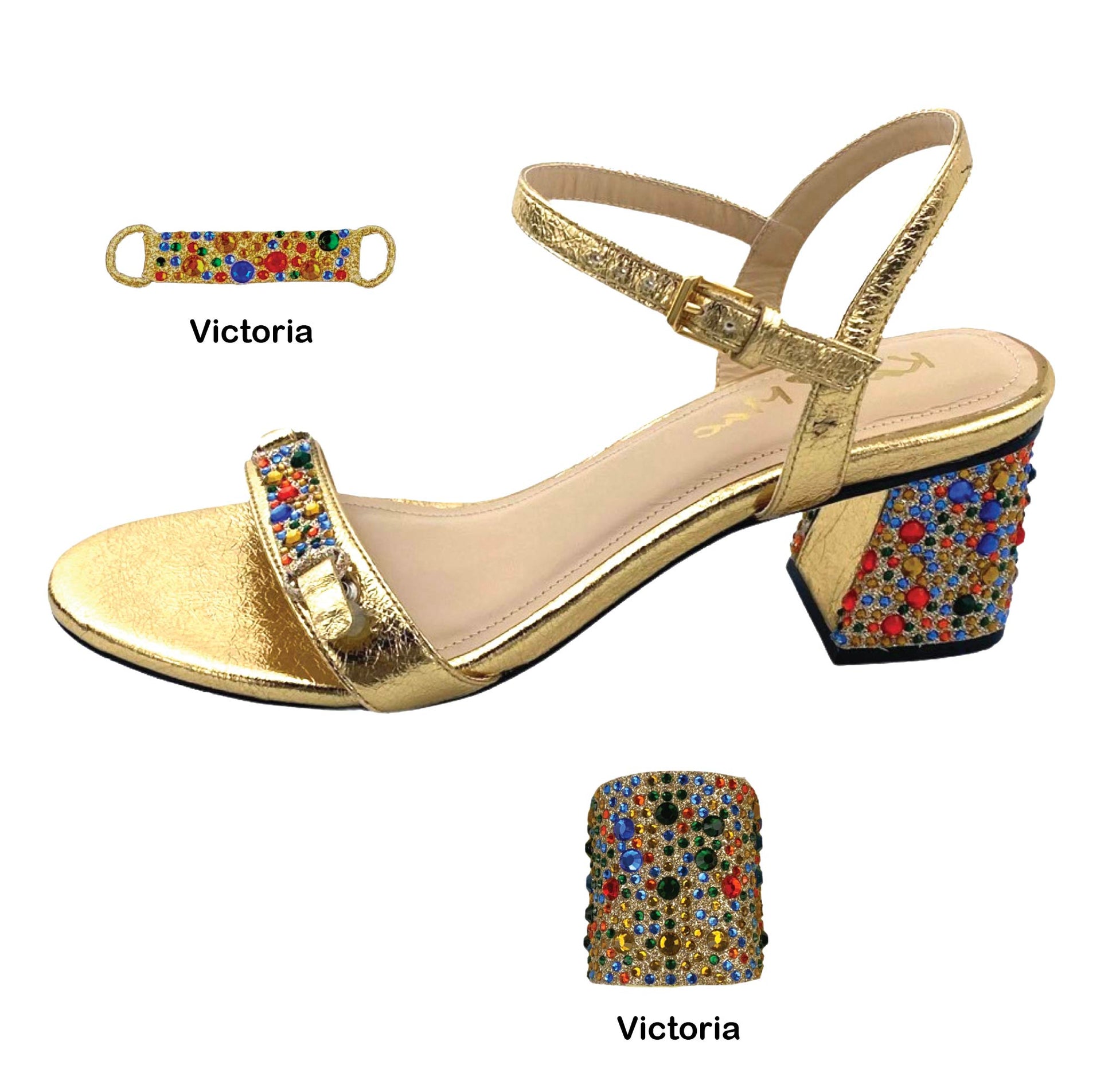 Gold Victoria Clip & Heel Bundle