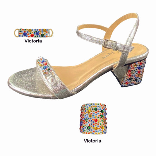 Silver Victoria Clip & Heel Bundle