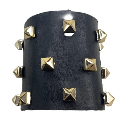 Gold Spikes on Black