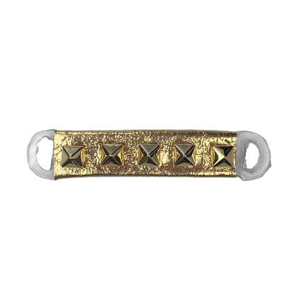 Gold Spikes on Gold Snap Clip