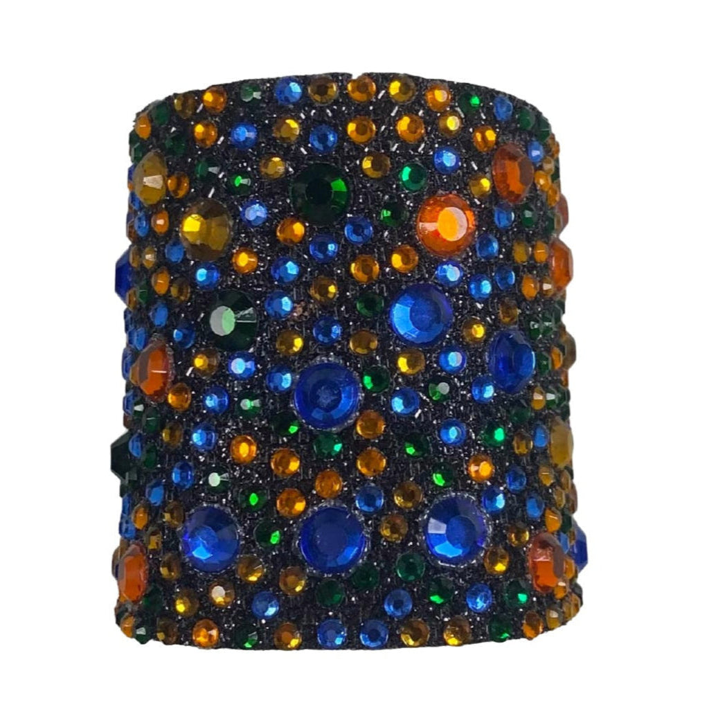 Multi Rhinestones on Black