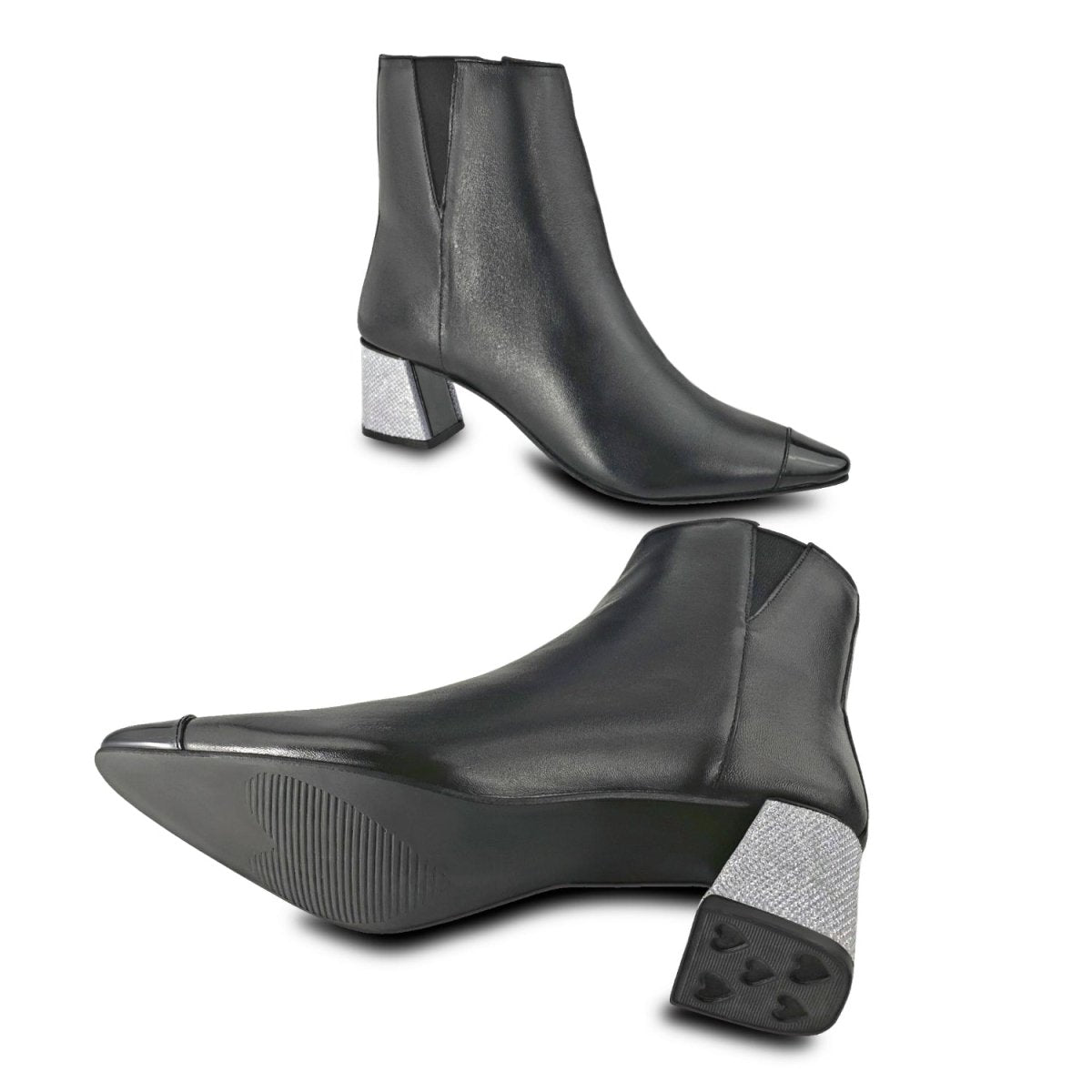 Boho Ankle Boot with Flared Convertible Heels - Kara Mac Shoes