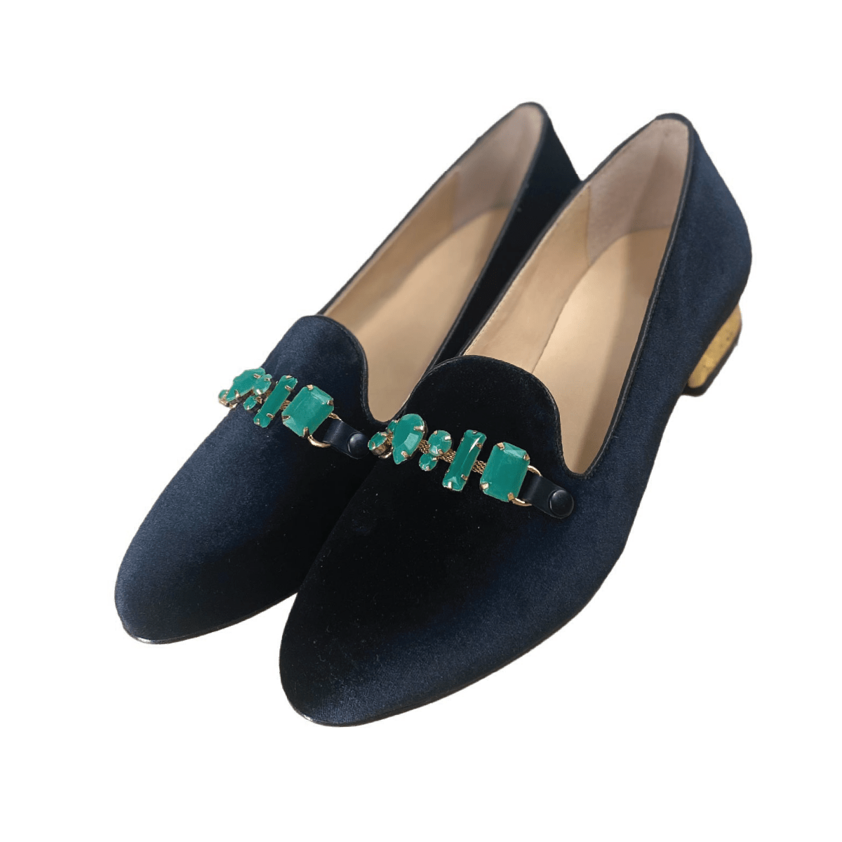 Smokin Hot Slipper in Black Velvet - Kara Mac Shoes