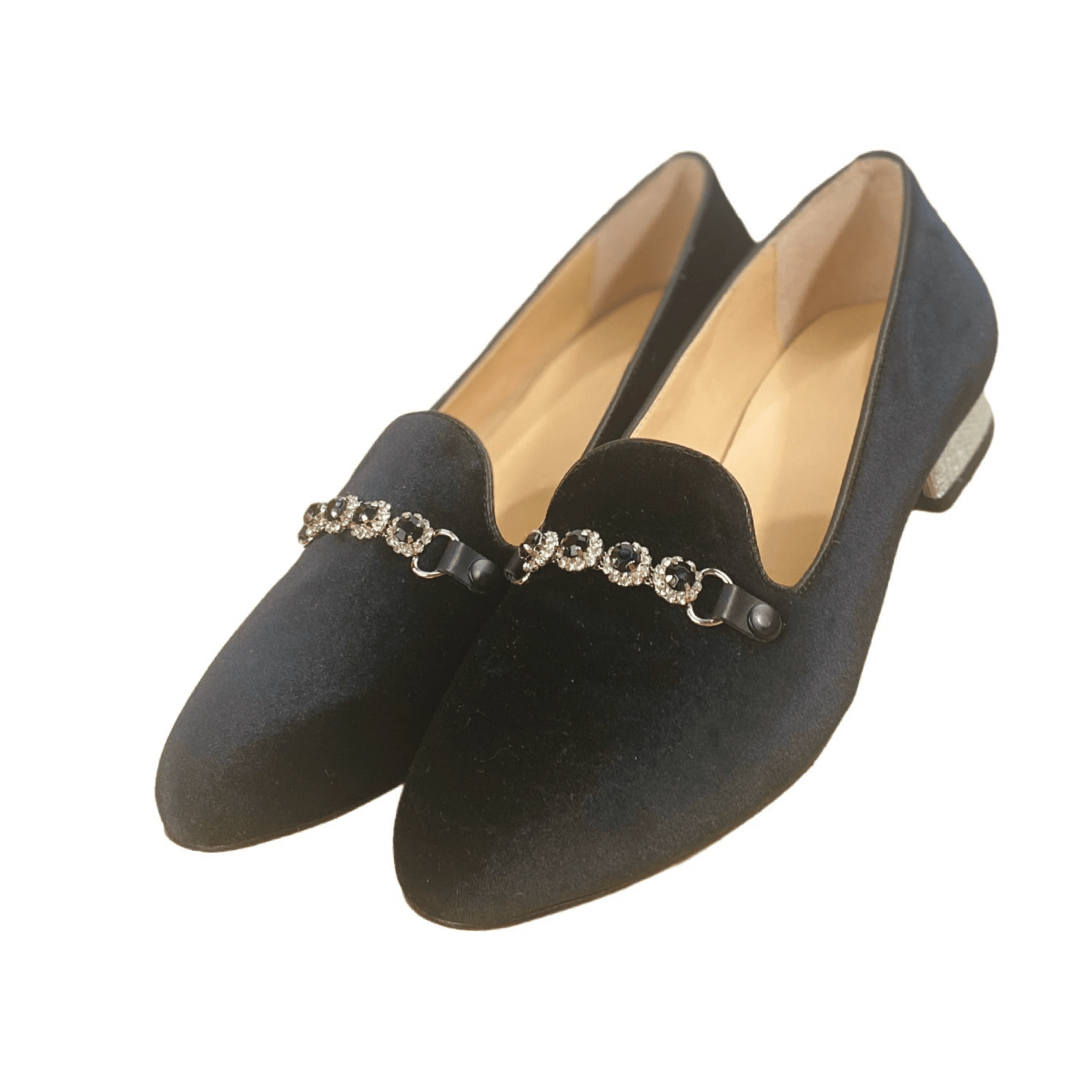 Smokin Hot Slipper in Black Velvet - Kara Mac Shoes