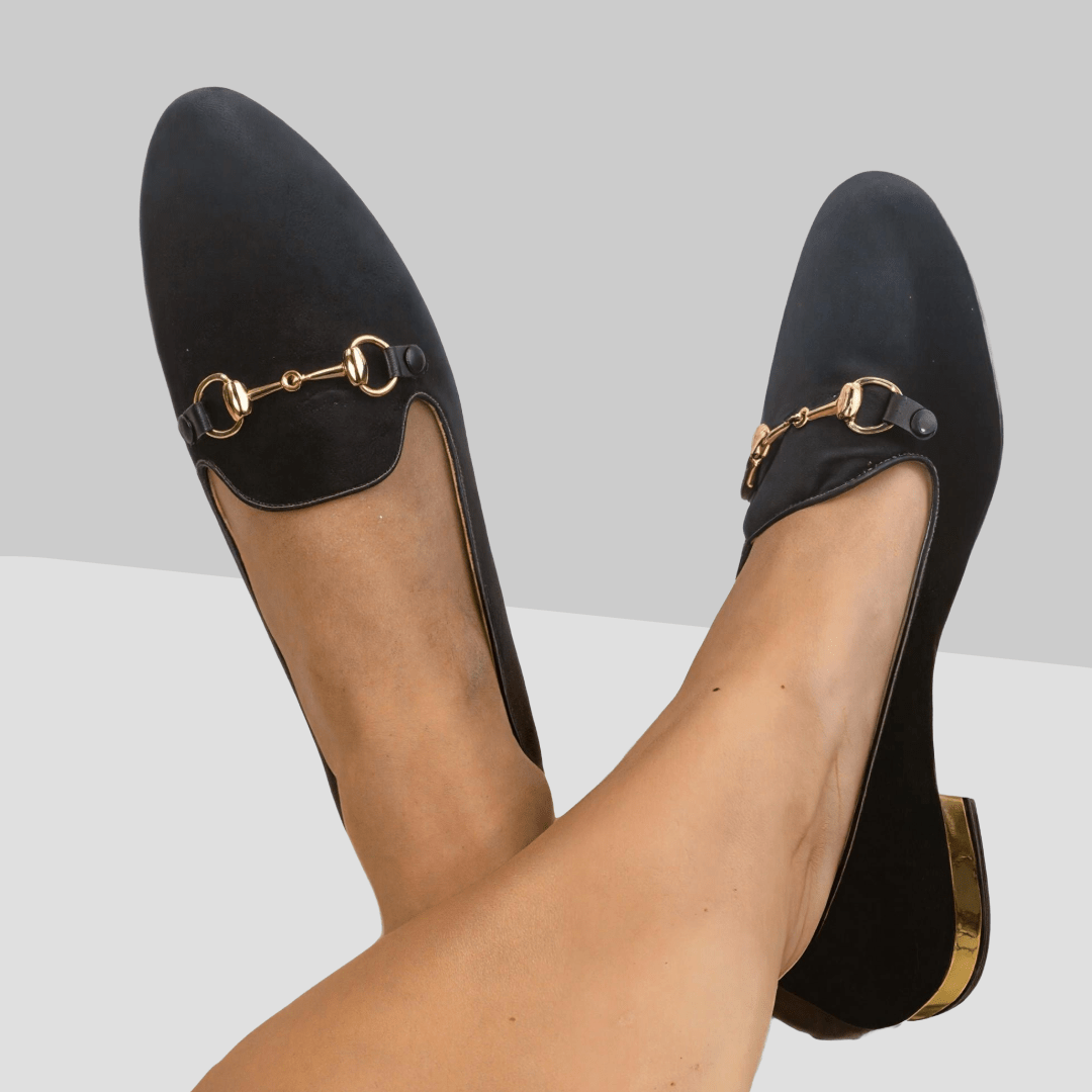 Smokin Hot Slipper in Black Velvet - Kara Mac Shoes