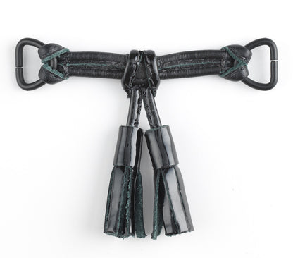 Black Tassel Snap Clip