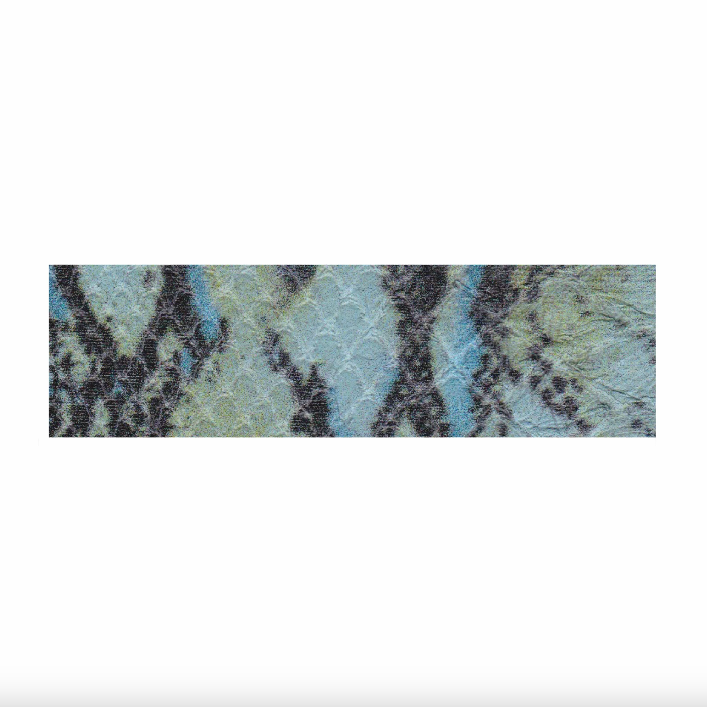 Blue Python Print