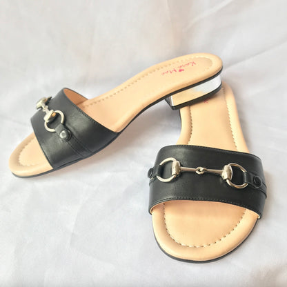Silver Horsebit and Heel