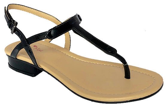 Stunning Sandal Starter Set in Silver or Black Patent Leather - Kara Mac Shoes
